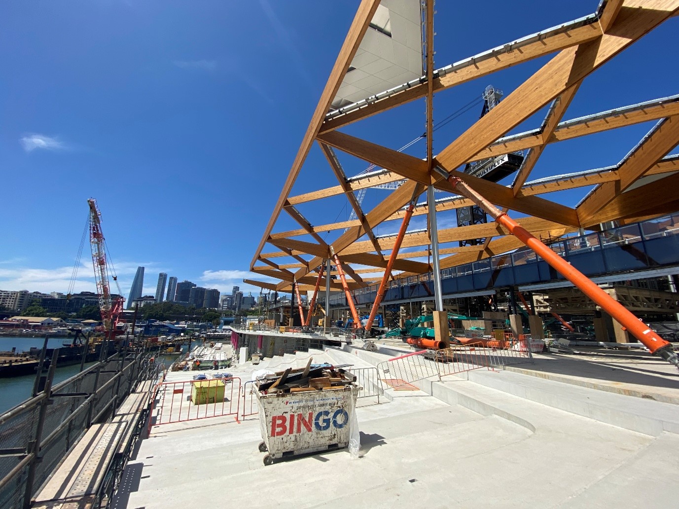 Sydney Fish Market timber roof